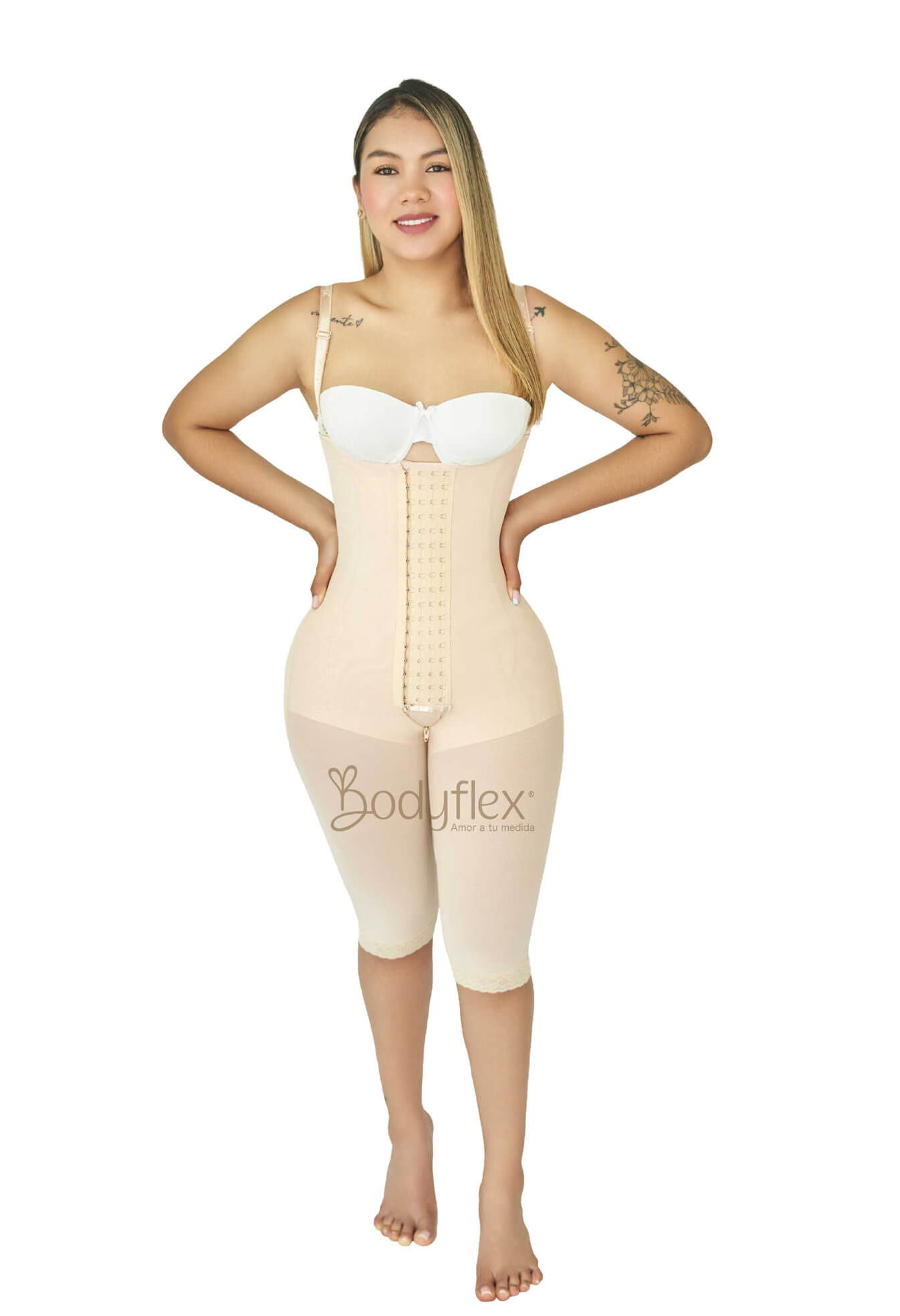 Faja Pierna Capri Con Abrochadura Por Cuatro - Imagen 2
